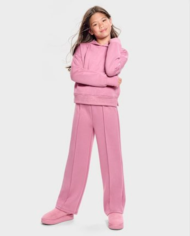 Girls Wide Leg Scuba Lounge Pants