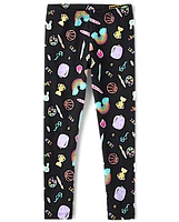 Girls Print Leggings