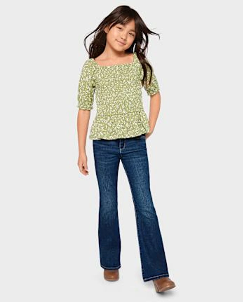 Girls Flare Jeans