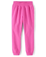 Girls Fleece Jogger Pants