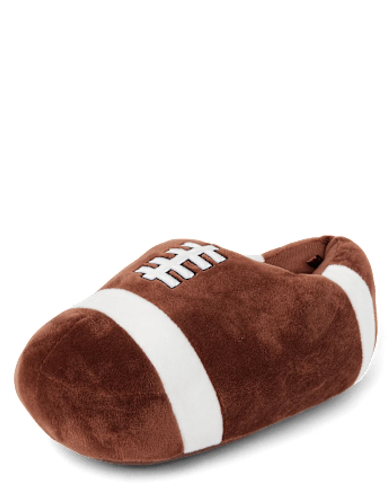 Unisex Adult Matching Family Football Slippers