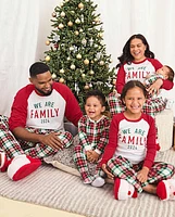 Unisex Adult Matching Family We Are 2024 Cotton And Microfleece Pajamas