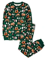 Unisex Adult Matching Family Animal Cotton Pajamas