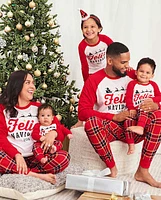 Unisex Adult Matching Family Feliz Navidad 2024 Cotton Pajamas