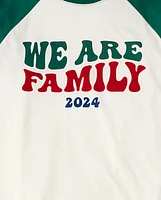 Pyjama unisexe Adulte Famille assortie We Are Family 2024 coton