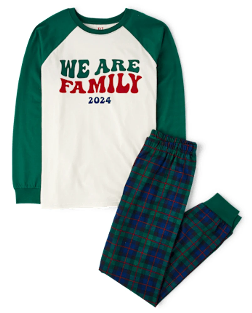 Pyjama unisexe Adulte Famille assortie We Are Family 2024 coton