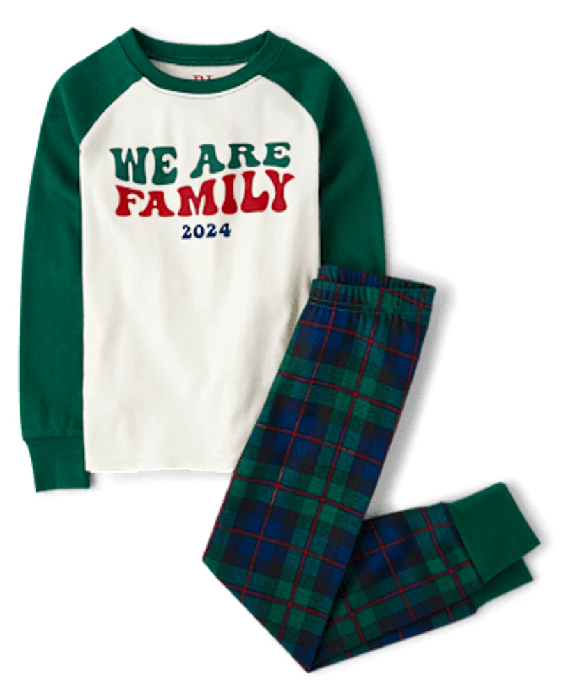 Pyjama Mixte Enfant Famille assortie We Are Family 2024 Snug Fit coton