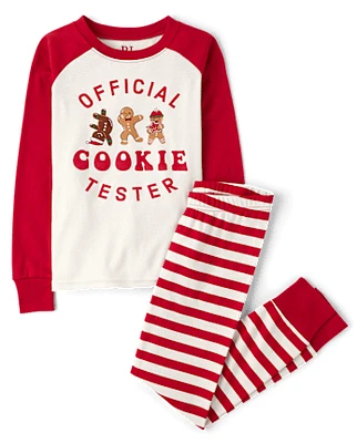 Unisex Kids Cookie Tester Snug Fit Cotton Pajamas