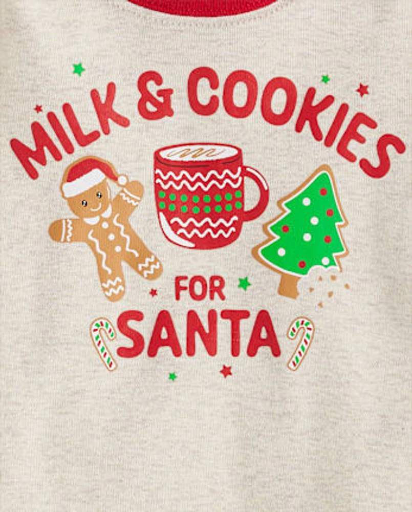 Unisex Baby And Toddler Christmas Cookie Snug Fit Cotton Pajamas