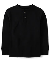 Boys Thermal Henley Top