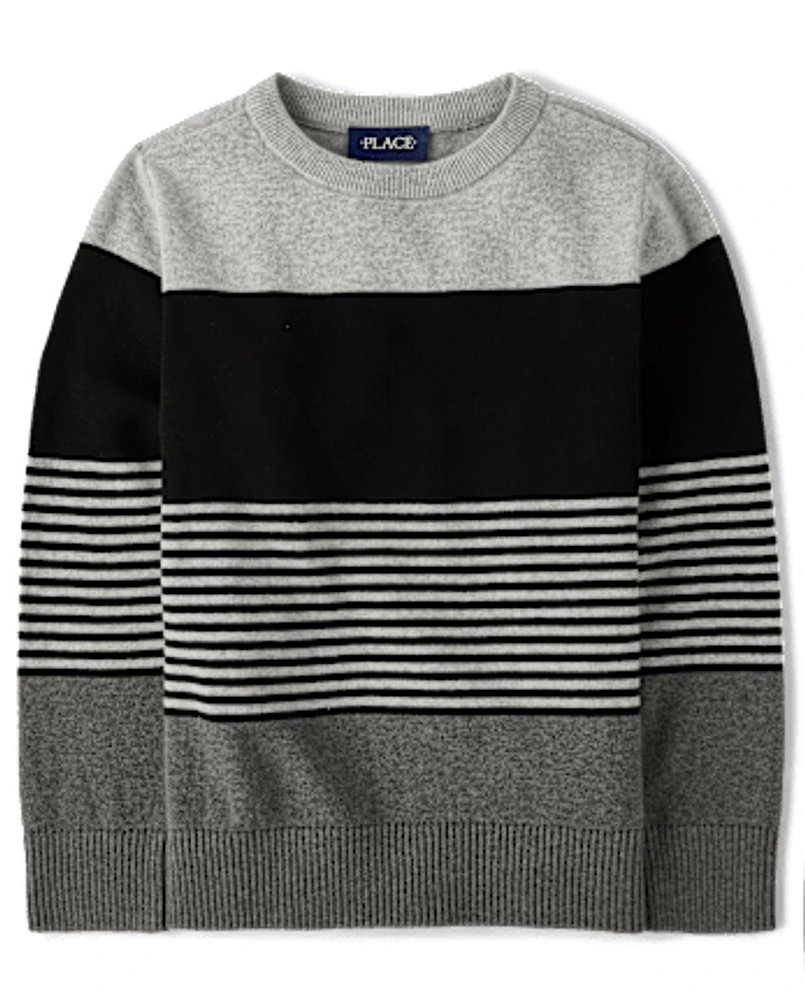 Boys Striped Sweater