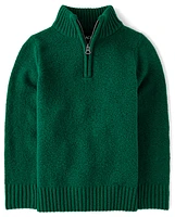 Boys Half Zip Sweater