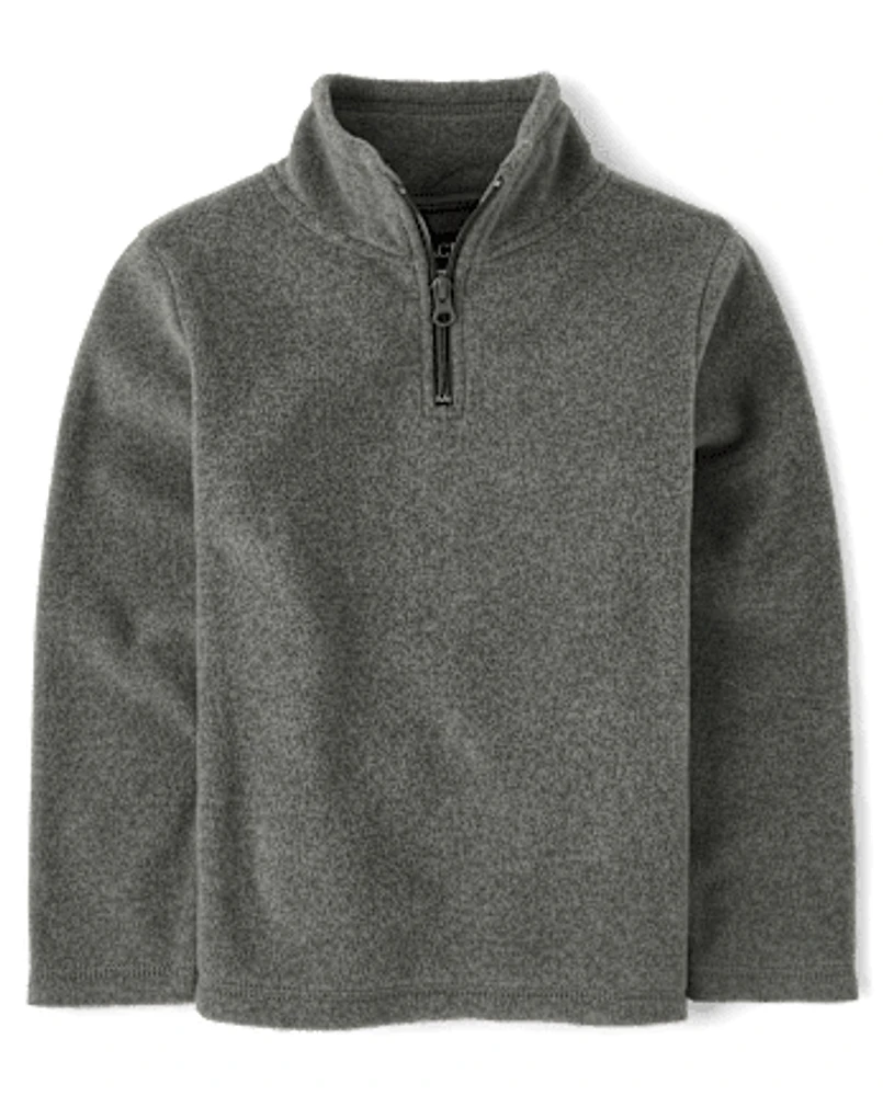 Boys Microfleece Half Zip Pullover