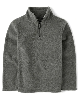 Boys Microfleece Half Zip Pullover