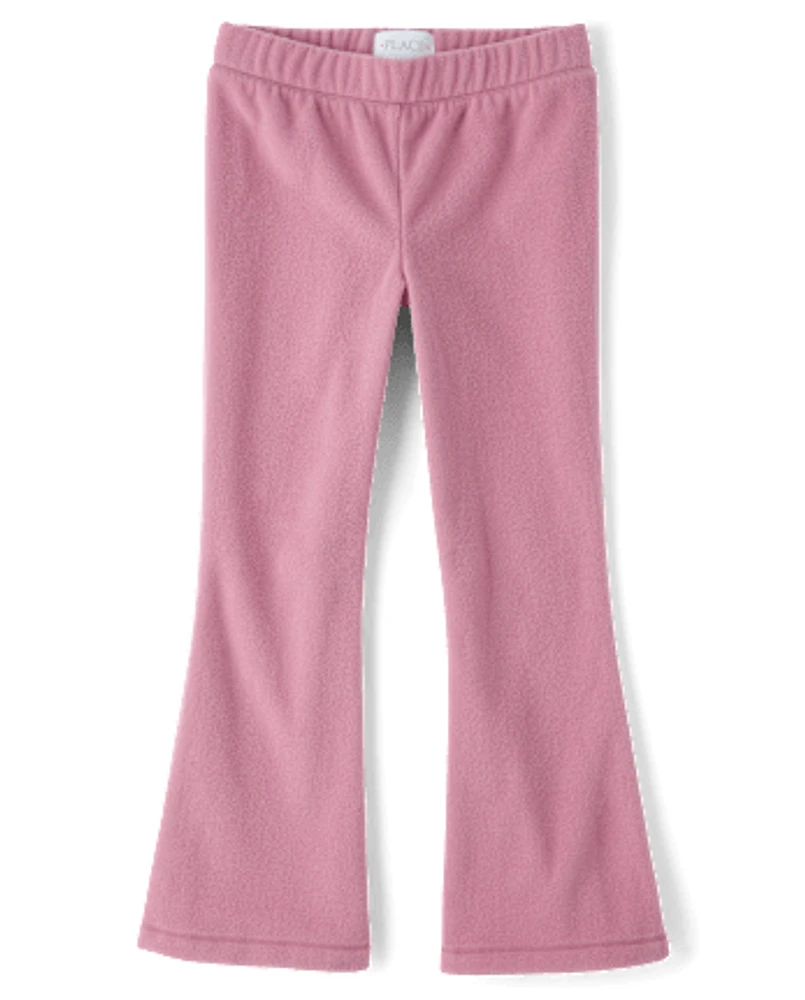 Girls Microfleece Flare Sweatpants