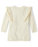 Baby And Toddler Girls Cable Knit Sweater Dress