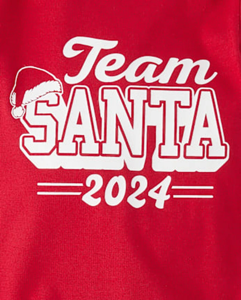 Body unisexe Bébé Famille assorti Team Santa 2024 imprimé