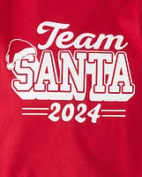 Body unisexe Bébé Famille assorti Team Santa 2024 imprimé