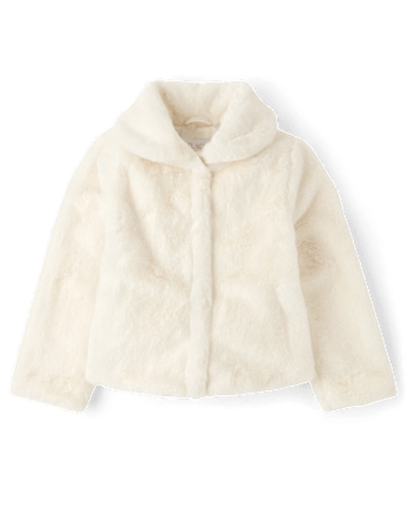 Girls Faux Fur Jacket