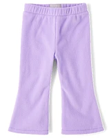 Toddler Girls Microfleece Flare Sweatpants