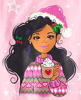 Girls Christmas Girl Graphic Tee