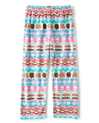 Girls S'more Fairisle Microfleece Pajama Pants