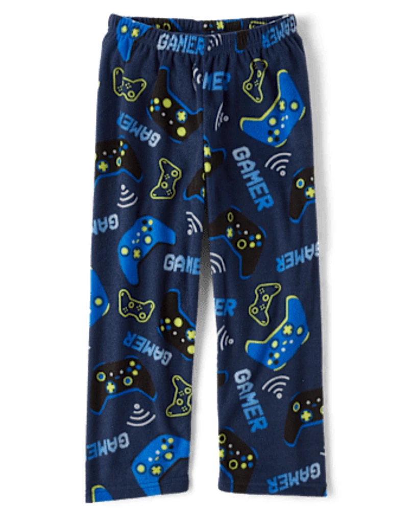 Pantalon de pyjama en micromolleton pour garçon Gamer