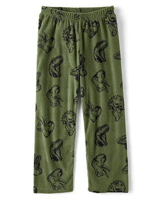 Pantalon de pyjama en micromolleton Dino pour garçon