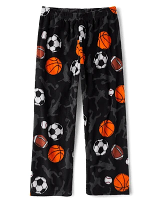 Boys Sports Microfleece Pajama Pants