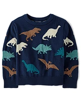 Baby And Toddler Boys Dino Sweater