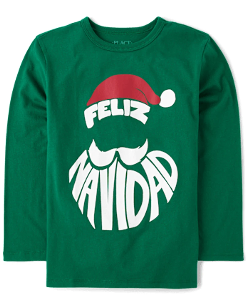 Boys Feliz Navidad Graphic Tee