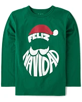 Boys Feliz Navidad Graphic Tee