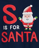 Baby And Toddler Boys S Is For Santa Graphic Tee