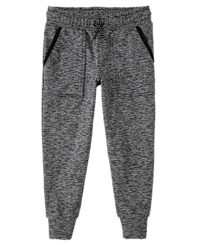 Boys Cozy Active Marl Jogger Pants