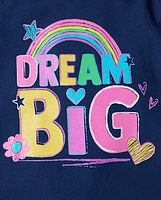 Baby And Toddler Girls Dream Big Graphic Tee