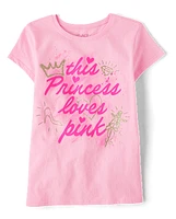 Girls Princess Graphic Tee