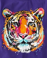 Girls Tiger Graphic Tee