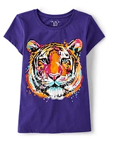 Girls Tiger Graphic Tee