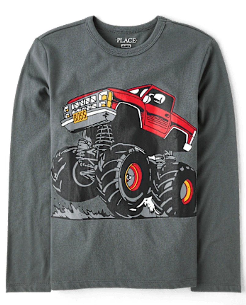 Boys Monster Truck Graphic Tee