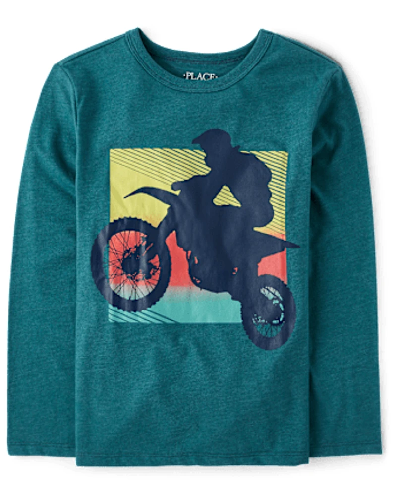 Boys Dirt Bike Graphic Tee