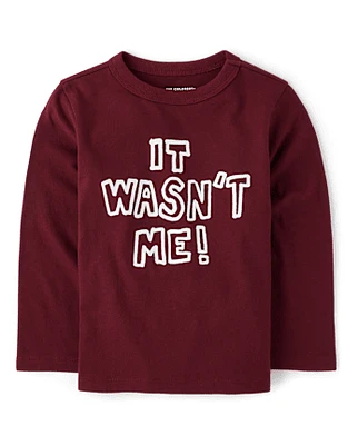 Baby And Toddler Boys It Wasn't Me Graphic Tee