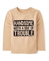 Baby And Toddler Boys Handsome Graphic Tee