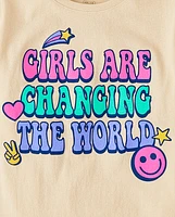 Girls Changing The World Graphic Tee