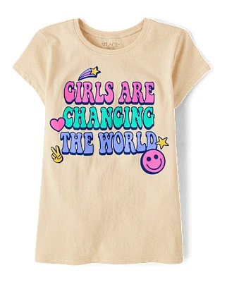 Girls Changing The World Graphic Tee