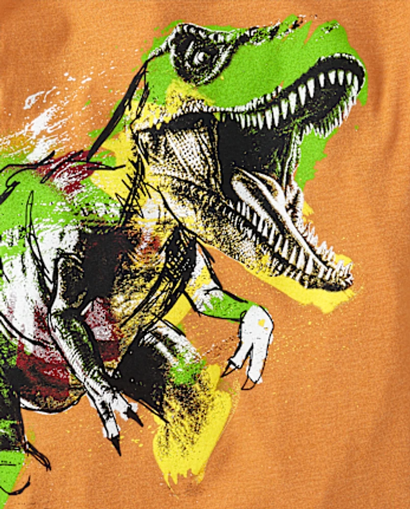 Boys Dino Sketch Graphic Tee