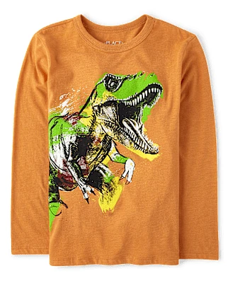 Boys Dino Sketch Graphic Tee