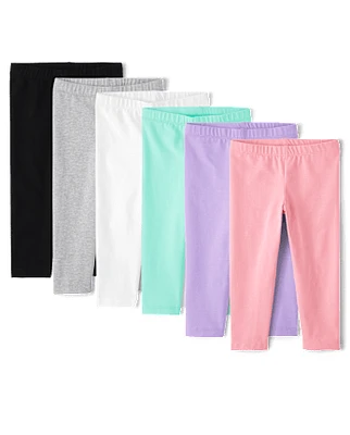 tout-petit, fille Leggings 6-Pack