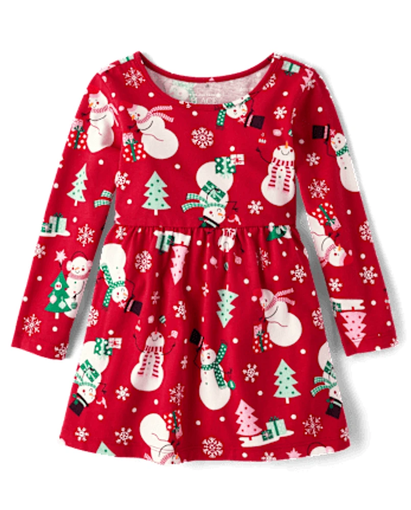 Baby And Toddler Girls Christmas Everyday Dress