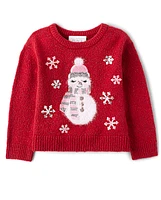 Toddler Girls Sequin Sweater