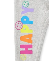 Toddler Girls Graphic Fleece 2-Piece Outfit Set